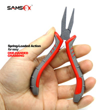 Load image into Gallery viewer, SAMSFX Flat Nose Pliers Knot Puller and Fishing Hook Rigs Tying Tools - SAMSFX