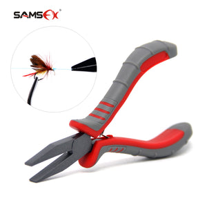 SAMSFX Flat Nose Pliers Knot Puller and Fishing Hook Rigs Tying Tools - SAMSFX