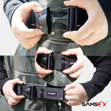 Load image into Gallery viewer, SAMSFX Adjustable Fishing Wader Belt Wading Belts Straps for Surf Casting Kayak Fishing Accessories - SAMSFX