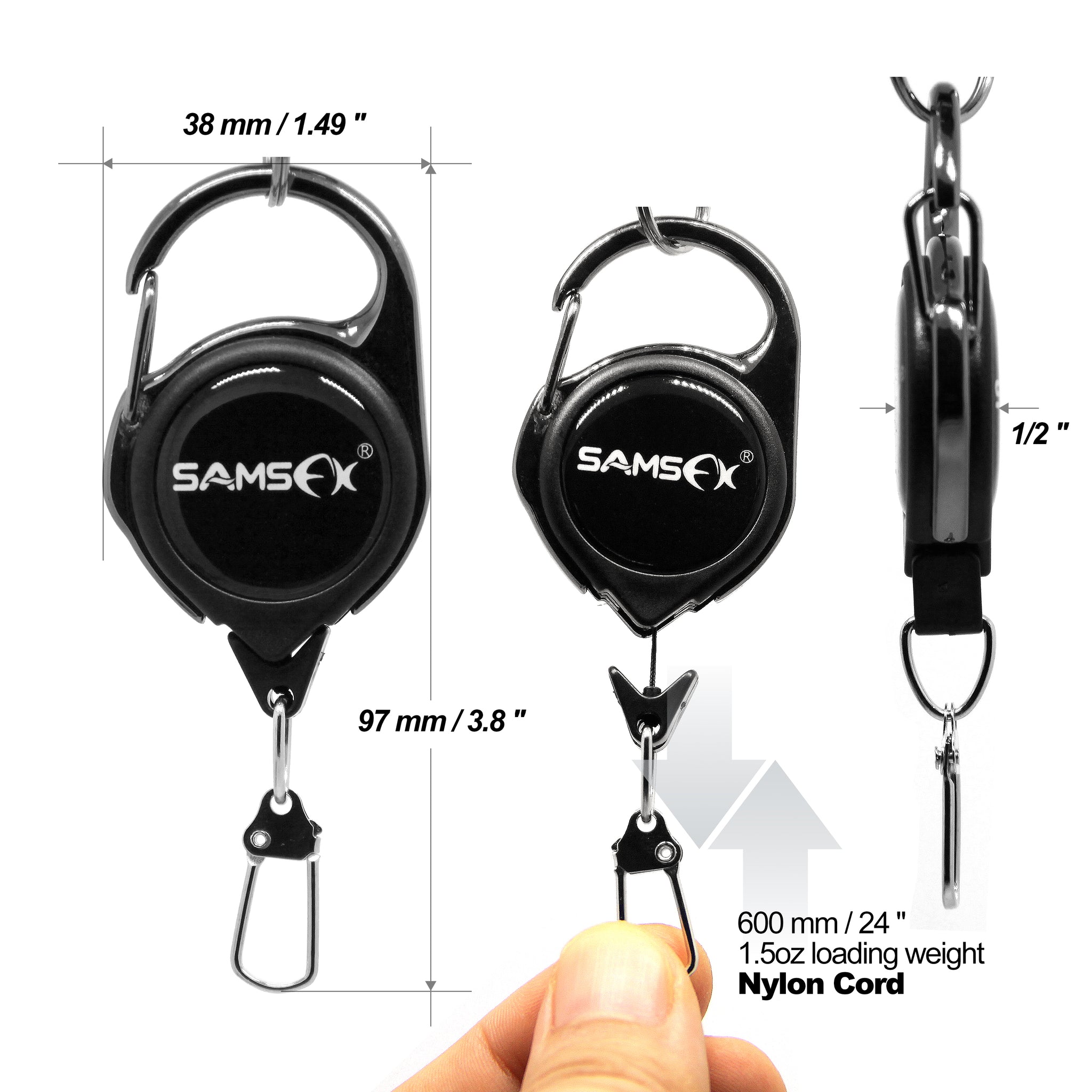 SAMSFX Quick Knot Tool Fly Fishing Line Clippers Nippers with Zinger –  samsfxfishing