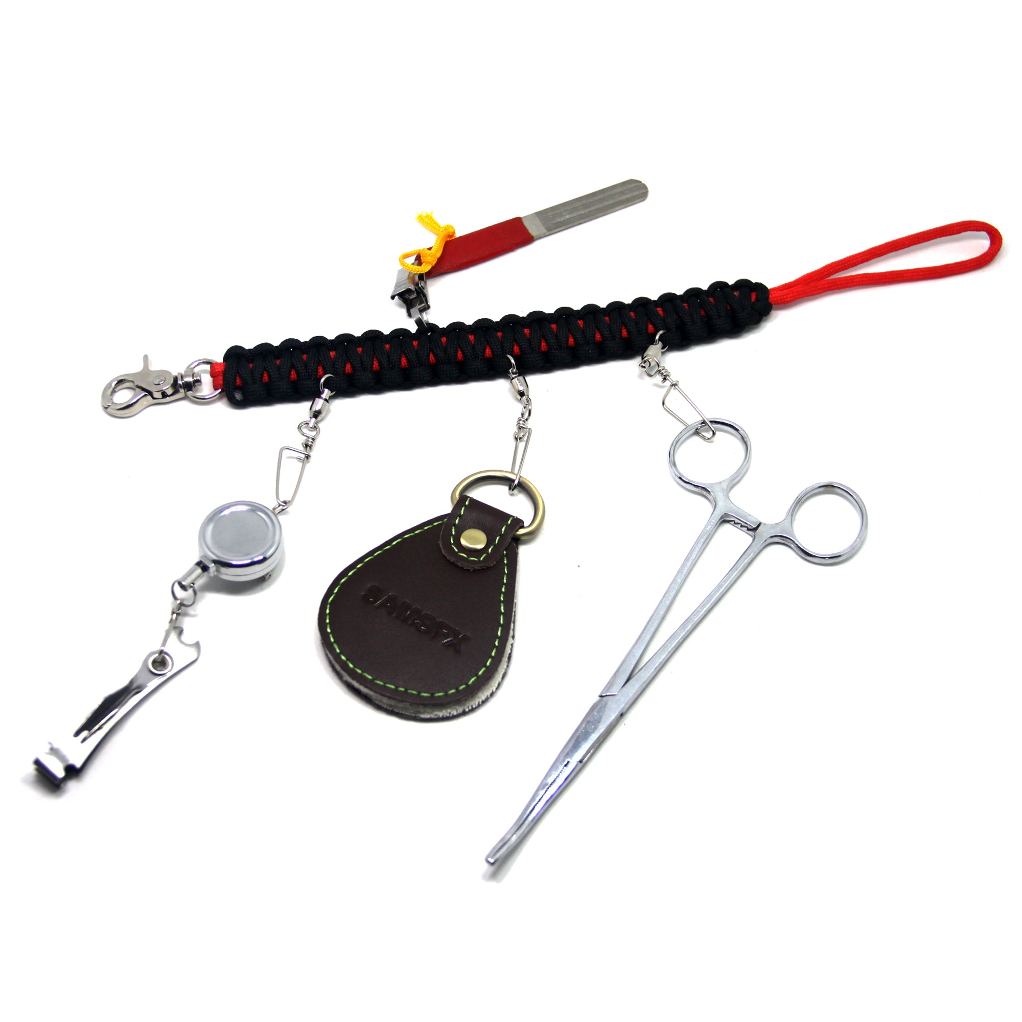 SAMSFX 550 Paracord Fly Fishing Lanyard Anglers Vest Pack Tool