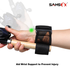 SAMSFX Fly Fishing Cast Aid Wrist Support Wrist Band Prevents Injury - SAMSFX
