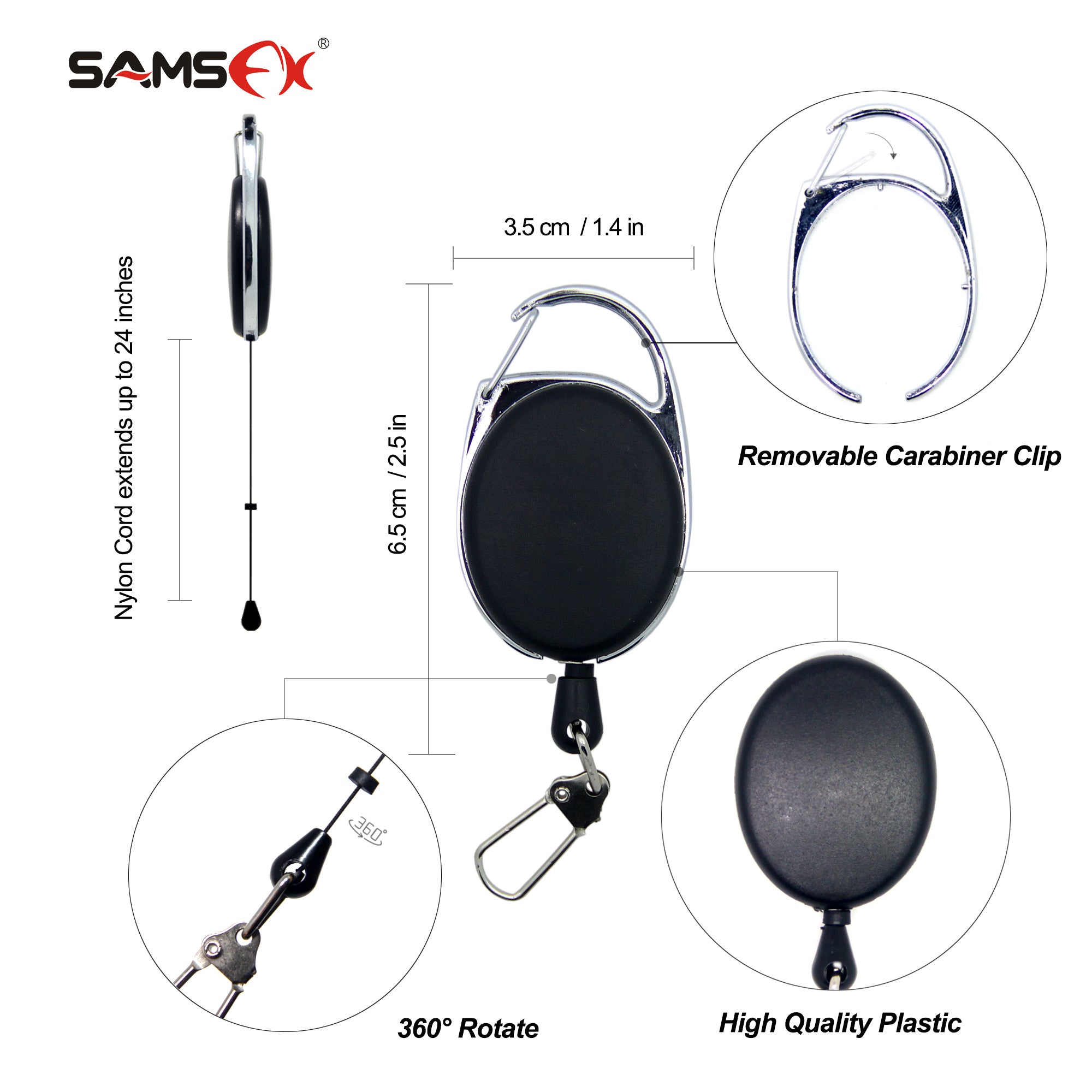 Fly Fishing Line Clippers Nippers Tools Combo with Retractor Zinger –  samsfxfishing