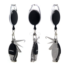Load image into Gallery viewer, Fly Fishing Line Clippers Nippers Tools Combo with Retractor Zinger - SAMSFX