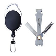 Load image into Gallery viewer, SAMSFX Fly Fishing Tool Trimmer Line Cutter Nippers Clipper Snip and Zinger Retractors Dropshipping - SAMSFX