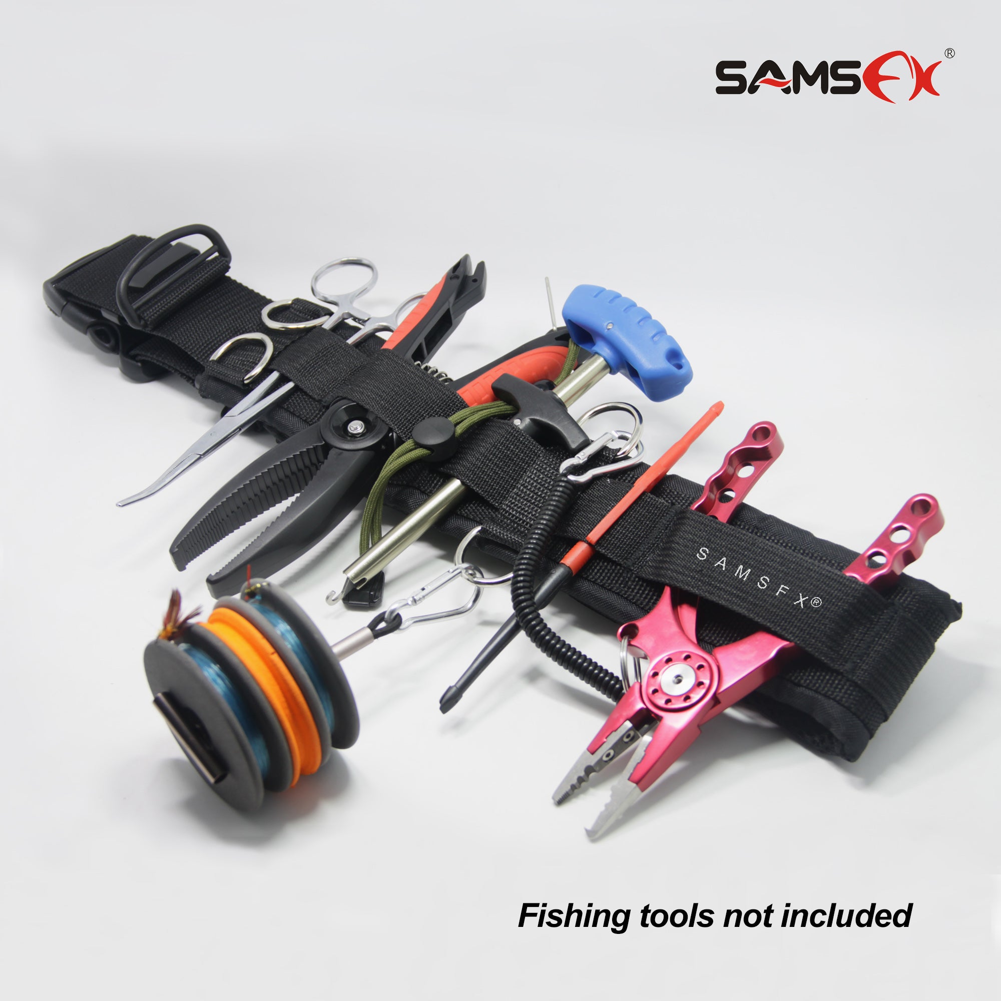 SAMSFX Adjustable Fishing Wader Belt Wading Belts for Surf Casting