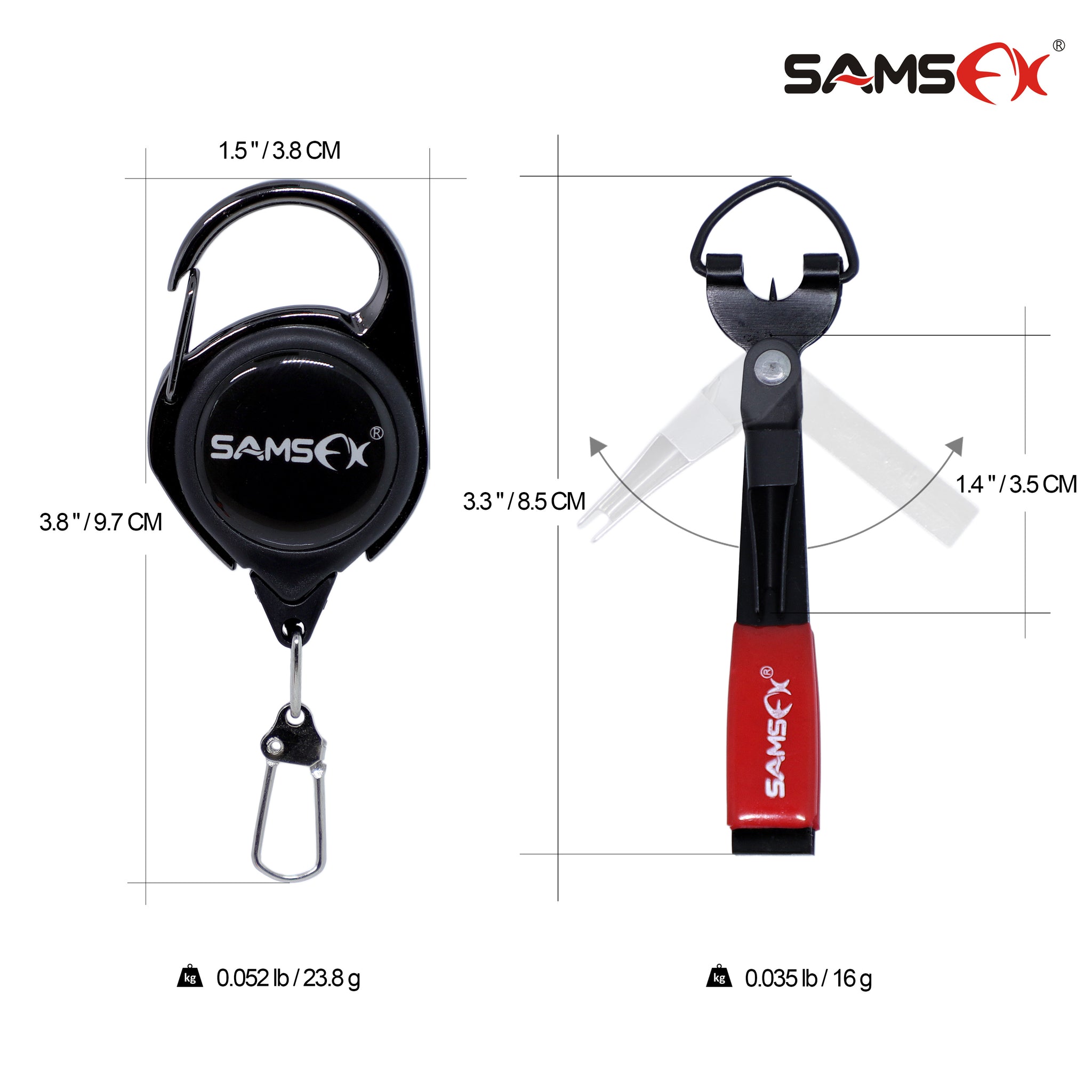 SAMSFX Quick Knot Tool Fly Fishing Line Clippers Nippers with Zinger –  samsfxfishing