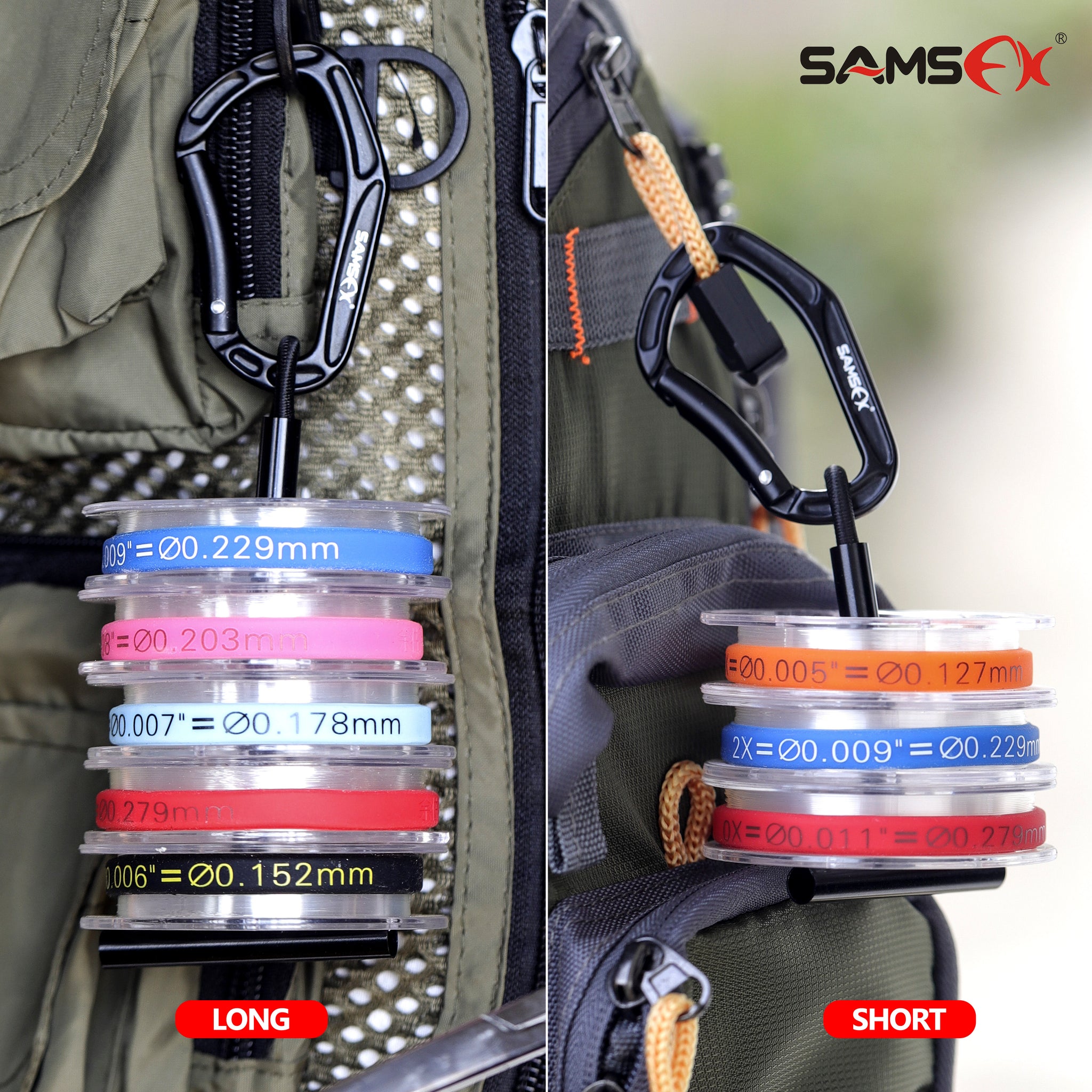 Fly Fishing Gear Tippet Holder for Line Leader Organizer – samsfxfishing