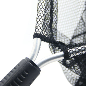 Aluminum Landing Nets Catch and Release Net Fish Saver Nylon Mesh for Fishing - SAMSFX